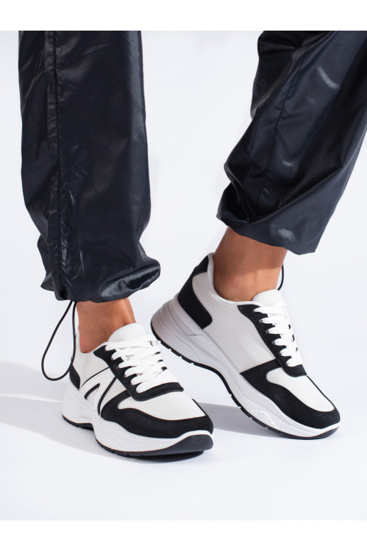 beige-white color sneakers  Shelovet beige-white color sneakers  Shelovet