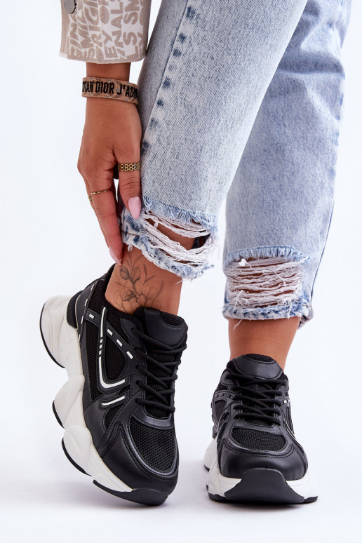 Women's Sports Sneakers Black Feluci Women's Sports Sneakers Black Feluci