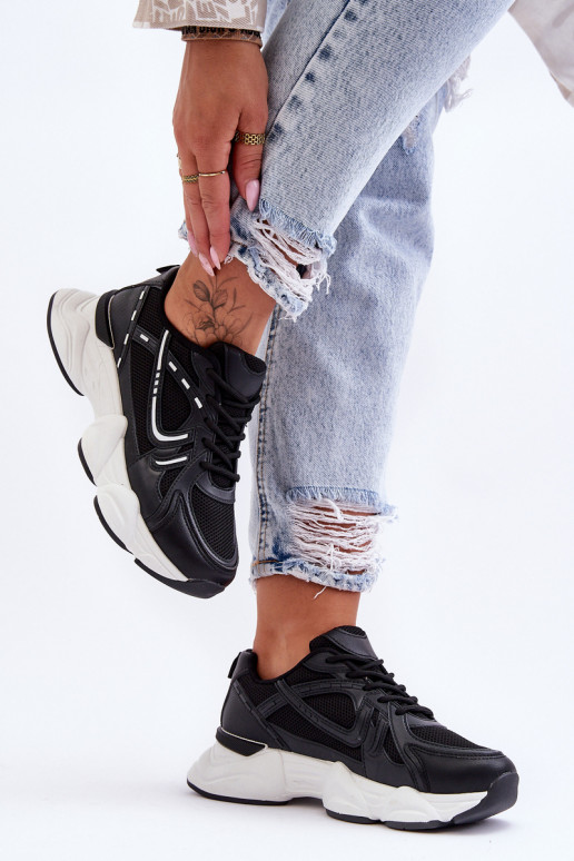 Women's Sports Sneakers Black Feluci Women's Sports Sneakers Black Feluci