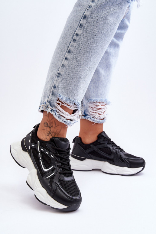 Women's Sports Sneakers Black Feluci Women's Sports Sneakers Black Feluci