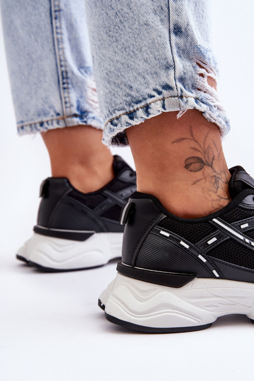 Women's Sports Sneakers Black Feluci Women's Sports Sneakers Black Feluci