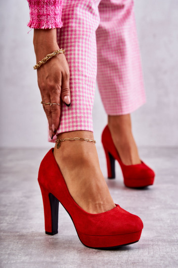 Classic Suede Pumps On Heel... 2