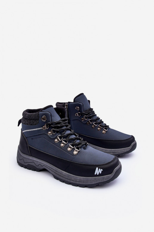 Men's Insulated Trekking Shoes Navy... Men's Insulated Trekking Shoes Navy...