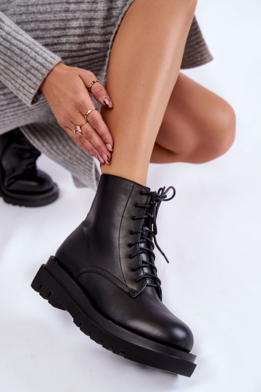 Women's Black Warm Boots With Zipper... Women's Black Warm Boots With Zipper...