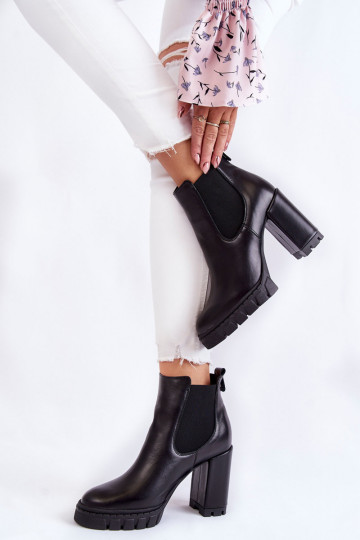 Leather Boots Smooth On A... 2