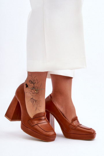 Women's Leather High Heel... 2