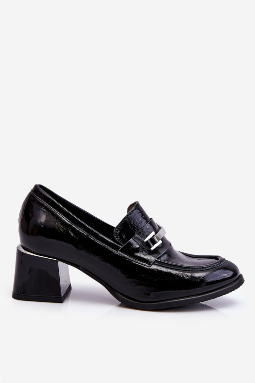 Comfortable Lacquered Pumps Black Damira Comfortable Lacquered Pumps Black Damira