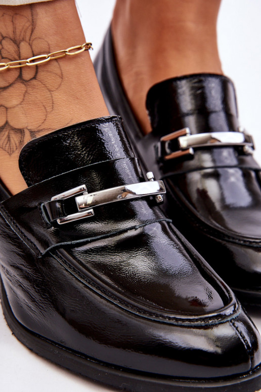 Comfortable Lacquered Pumps Black Damira Comfortable Lacquered Pumps Black Damira