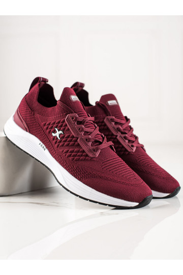 I-CAX burgundy color  sneakers