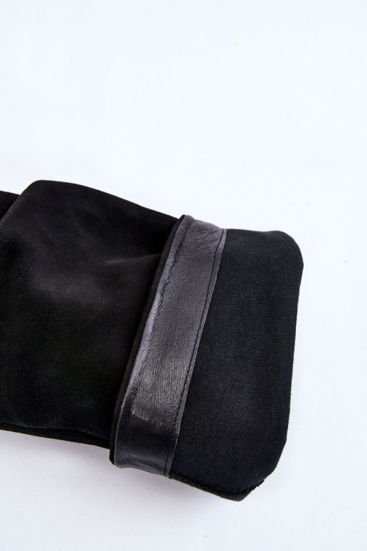 Women's Suede Knee Boots Maciejka Black Women's Suede Knee Boots Maciejka Black