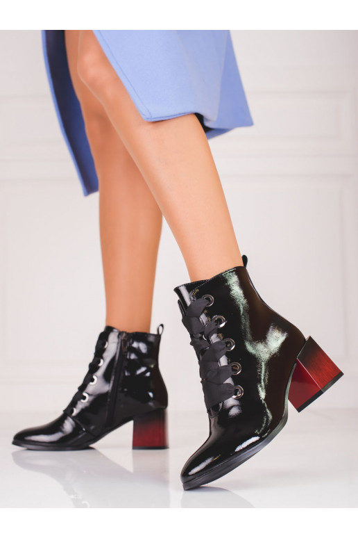 lacquer effect women's boots  Potocki lacquer effect women's boots  Potocki