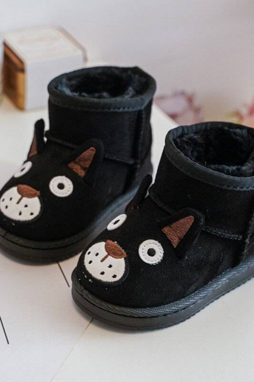 Children's Padded Snow Boots Black... Children's Padded Snow Boots Black...