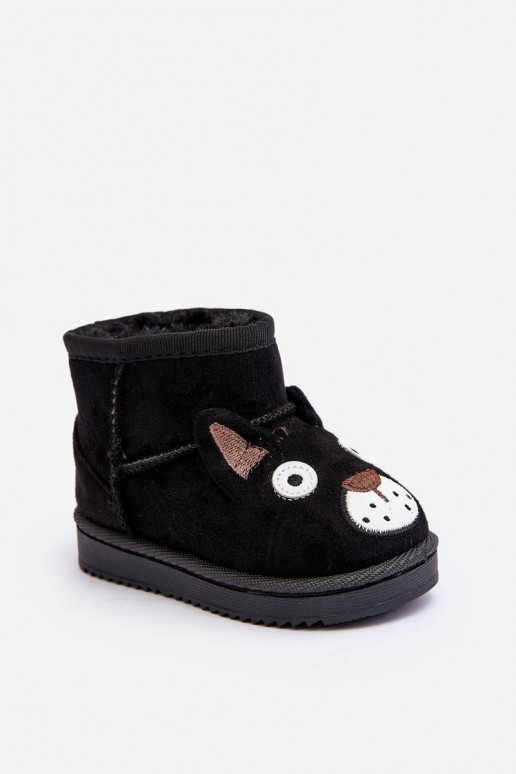 Children's Padded Snow Boots Black... Children's Padded Snow Boots Black...