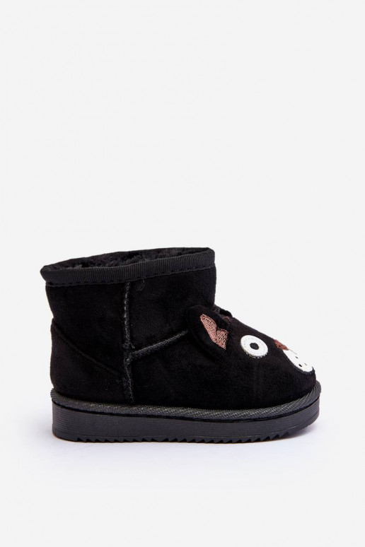 Children's Padded Snow Boots Black... Children's Padded Snow Boots Black...