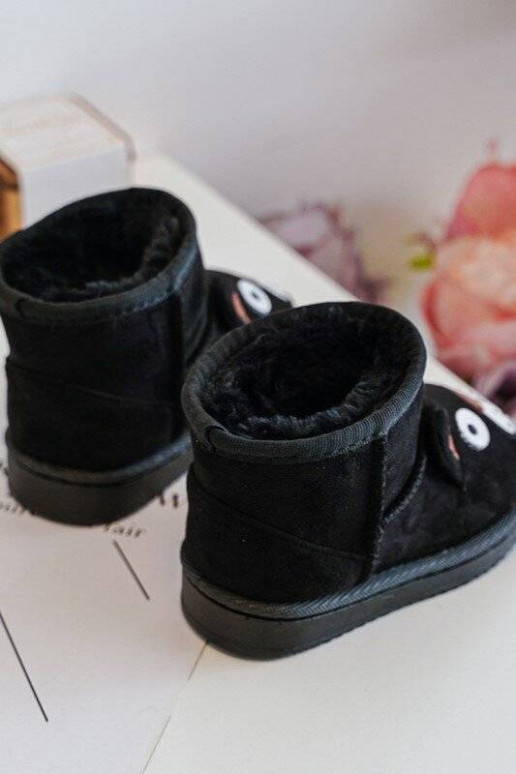 Children's Padded Snow Boots Black... Children's Padded Snow Boots Black...