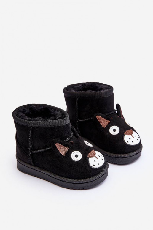 Children's Padded Snow Boots Black... Children's Padded Snow Boots Black...