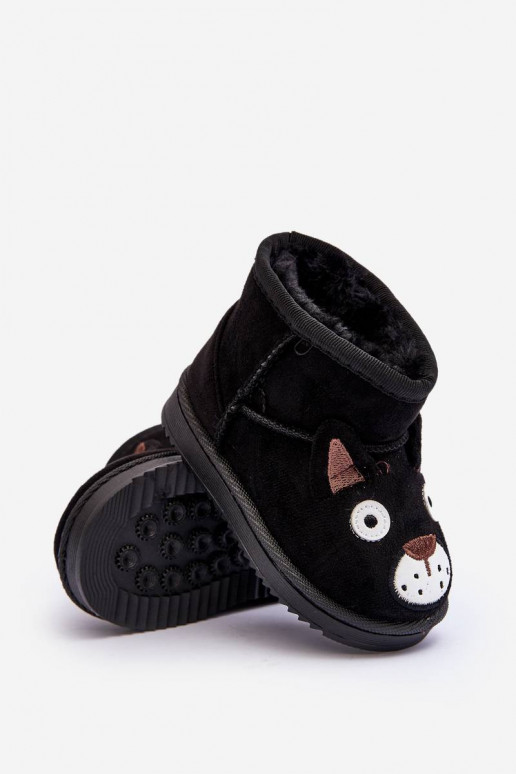 Children's Padded Snow Boots Black... Children's Padded Snow Boots Black...