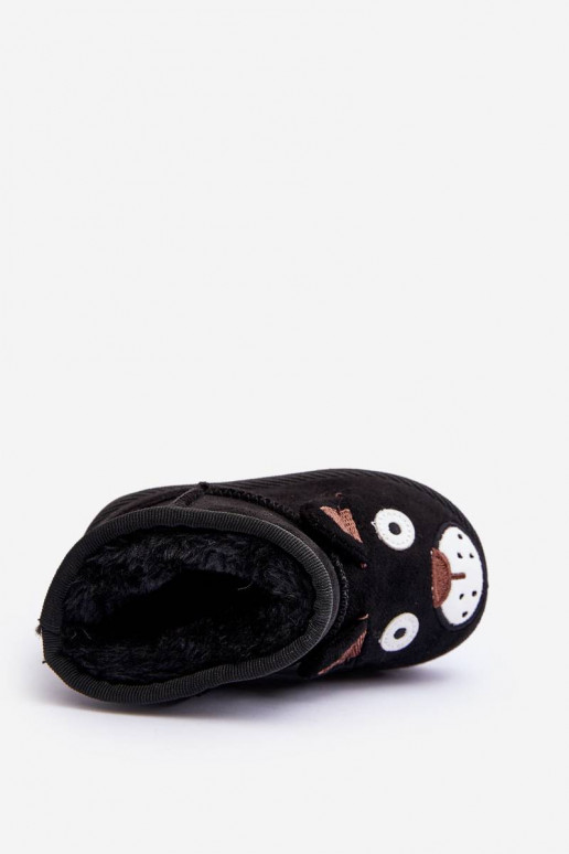 Children's Padded Snow Boots Black... Children's Padded Snow Boots Black...