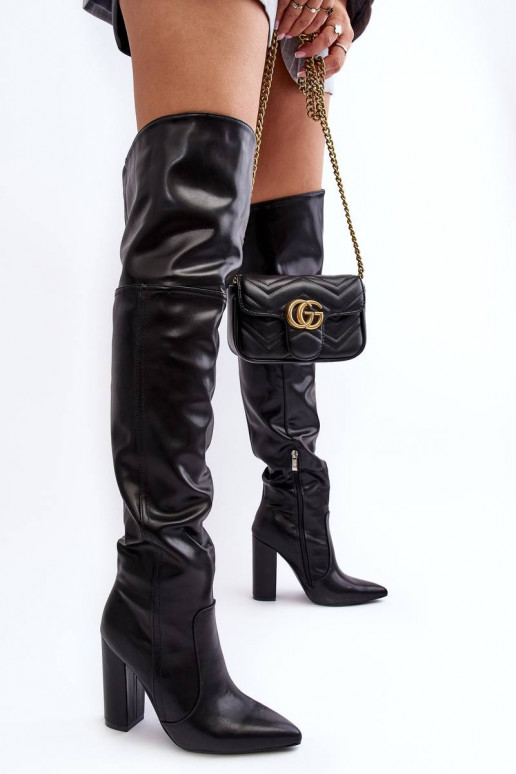 Women's High Boots Over The Knee On... Women's High Boots Over The Knee On...