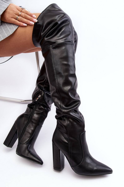 Women's High Boots Over The Knee On... Women's High Boots Over The Knee On...