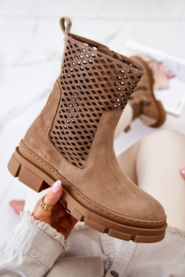 Leather boots Workers...