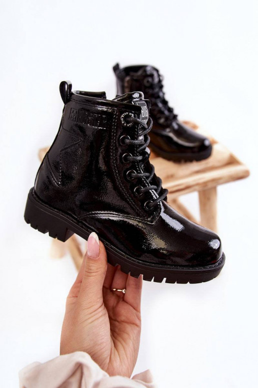 Children's Lacquered Warm Boots Big... Children's Lacquered Warm Boots Big...