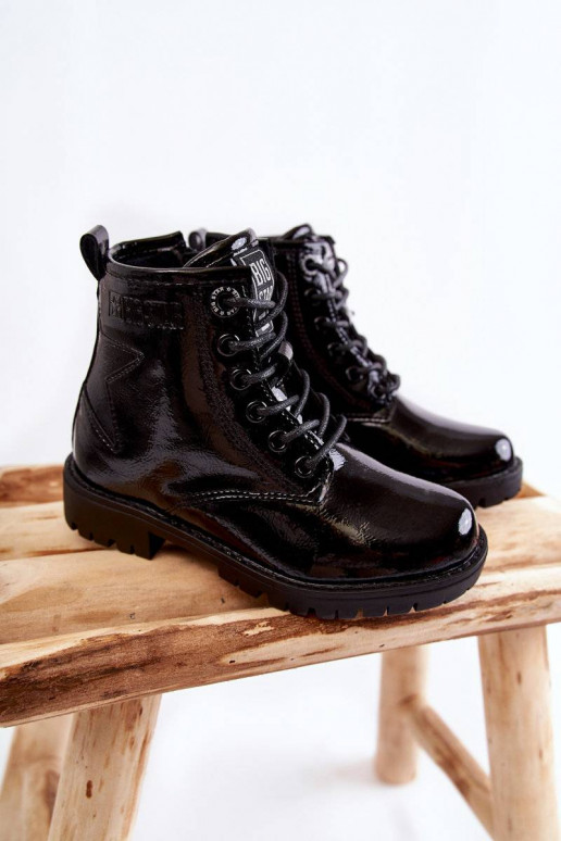 Children's Lacquered Warm Boots Big... Children's Lacquered Warm Boots Big...
