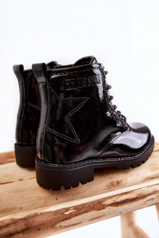 Children's Lacquered Warm Boots Big... Children's Lacquered Warm Boots Big...