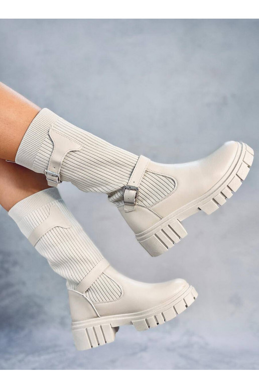 boots  RHEA BEIGE boots  RHEA BEIGE