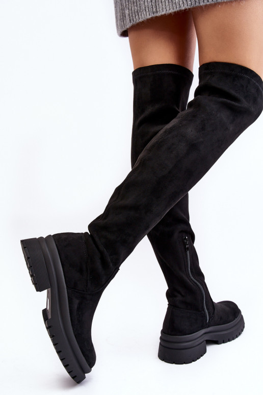 Women's Flat Heel Over-the-Knee Boots... Women's Flat Heel Over-the-Knee Boots...