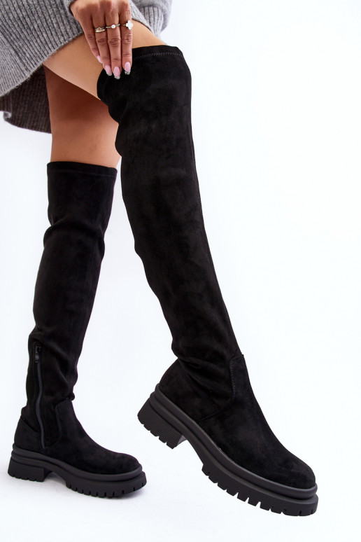 Women's Flat Heel Over-the-Knee Boots... Women's Flat Heel Over-the-Knee Boots...