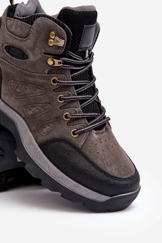 Men's Trekking Shoes Grey Fontanoe Men's Trekking Shoes Grey Fontanoe