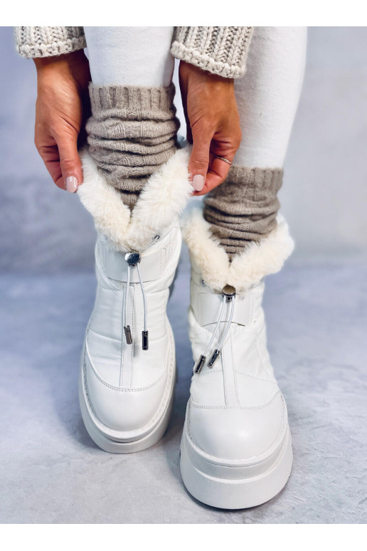 Snow boots with fur TAVARIS WHITE