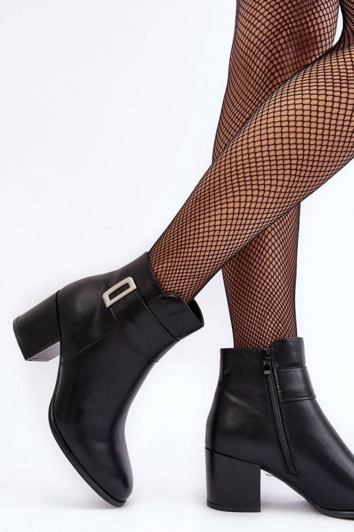 Women's Heeled Boots With Ornament... Women's Heeled Boots With Ornament...