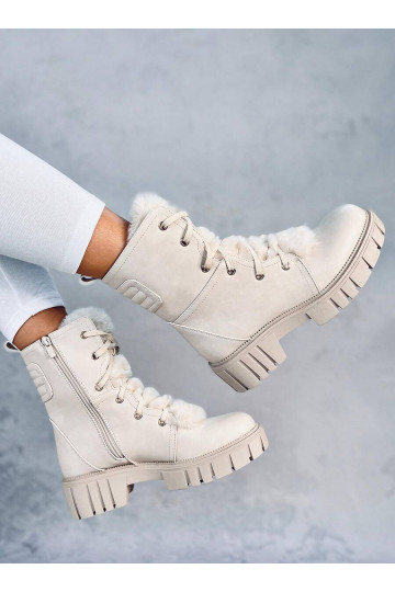 Boots  with fur MELVIN BEIGE 2