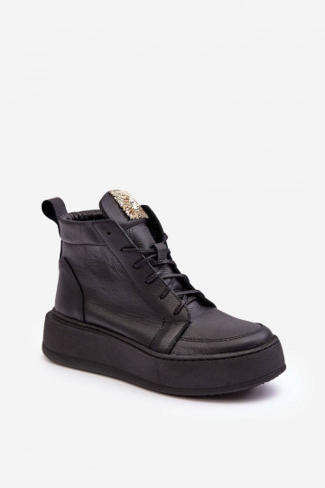 Women's Laced Boots with... 2