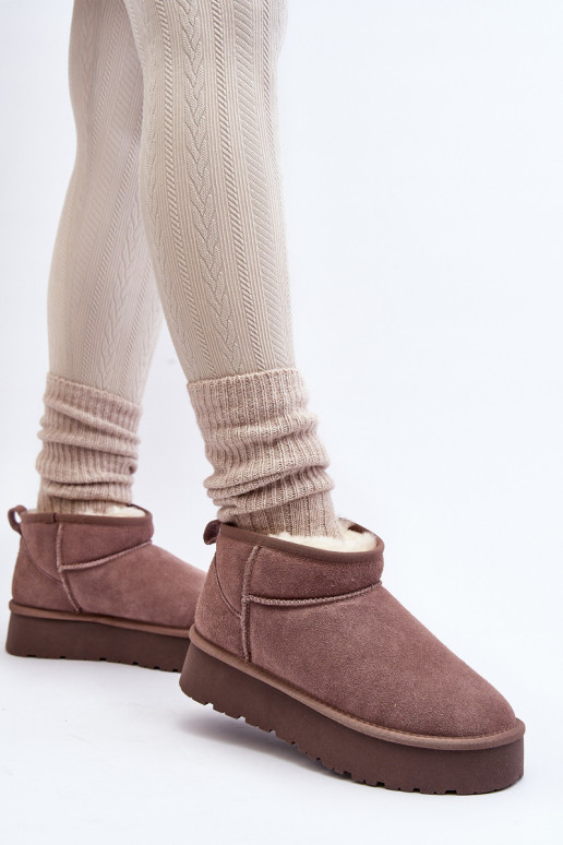 Fashionable Low Suede Snow Boots... Fashionable Low Suede Snow Boots...