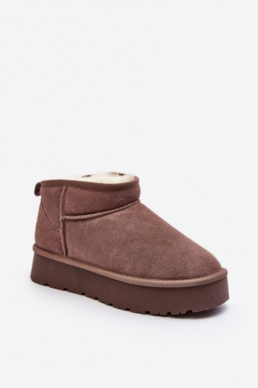 Fashionable Low Suede Snow Boots... Fashionable Low Suede Snow Boots...