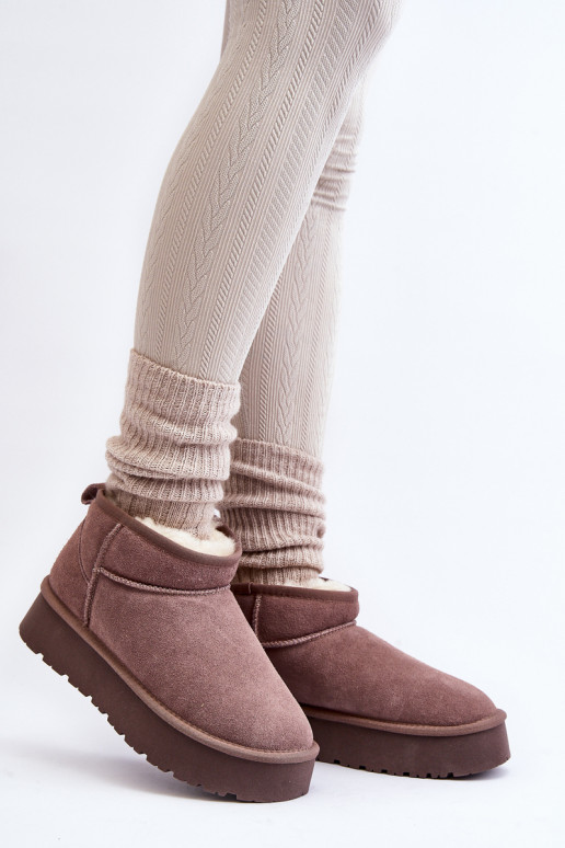 Fashionable Low Suede Snow Boots... Fashionable Low Suede Snow Boots...