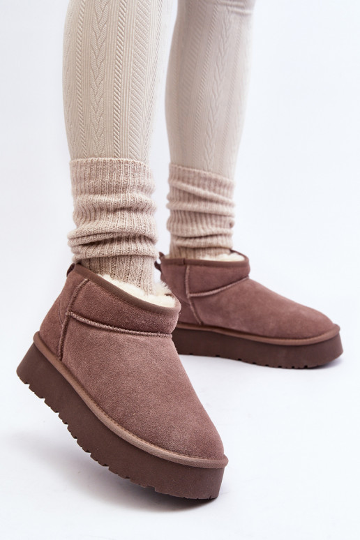 Fashionable Low Suede Snow Boots... Fashionable Low Suede Snow Boots...
