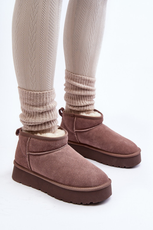 Fashionable Low Suede Snow Boots... Fashionable Low Suede Snow Boots...