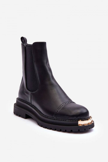 Women's Leather Ankle Boots... 2