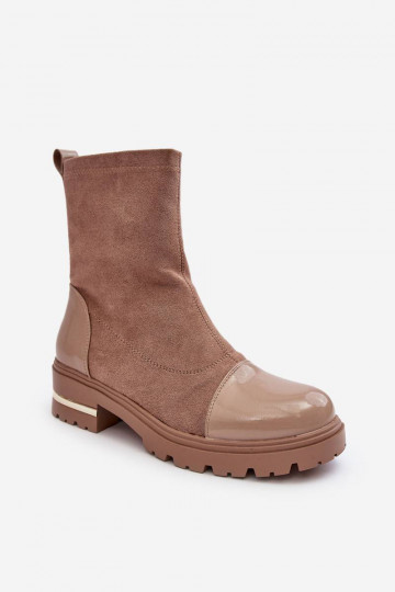 Leather Classic Boots On A... 2