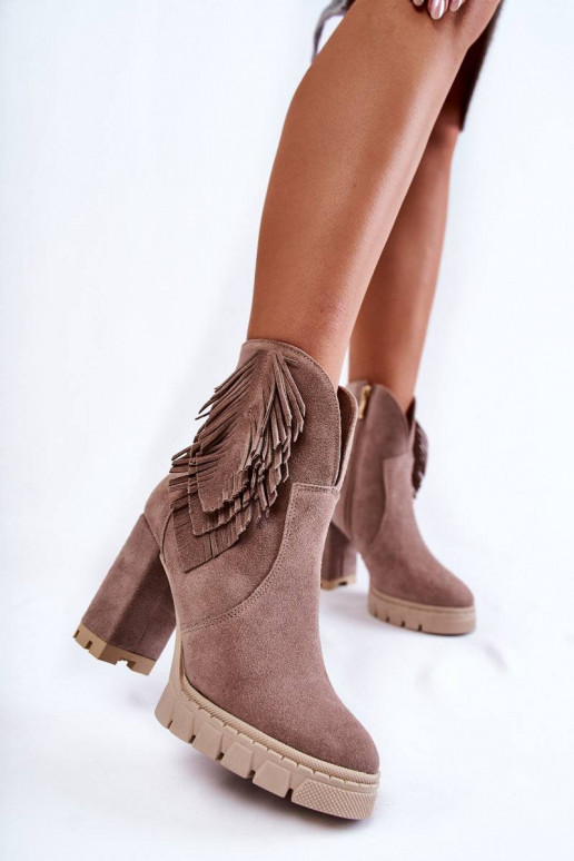 Suede Platform Boots Lewski Shoes... Suede Platform Boots Lewski Shoes...