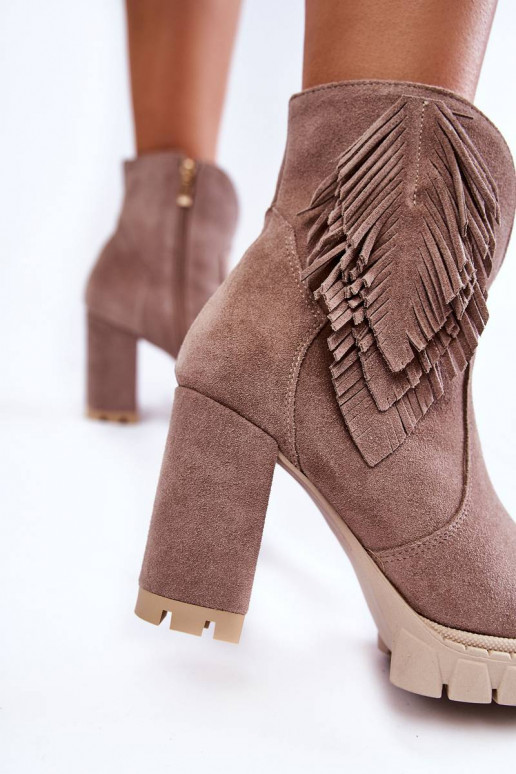 Suede Platform Boots Lewski Shoes... Suede Platform Boots Lewski Shoes...