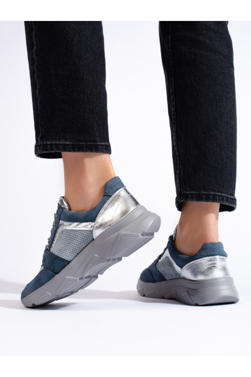 Blue sneakers Blue sneakers