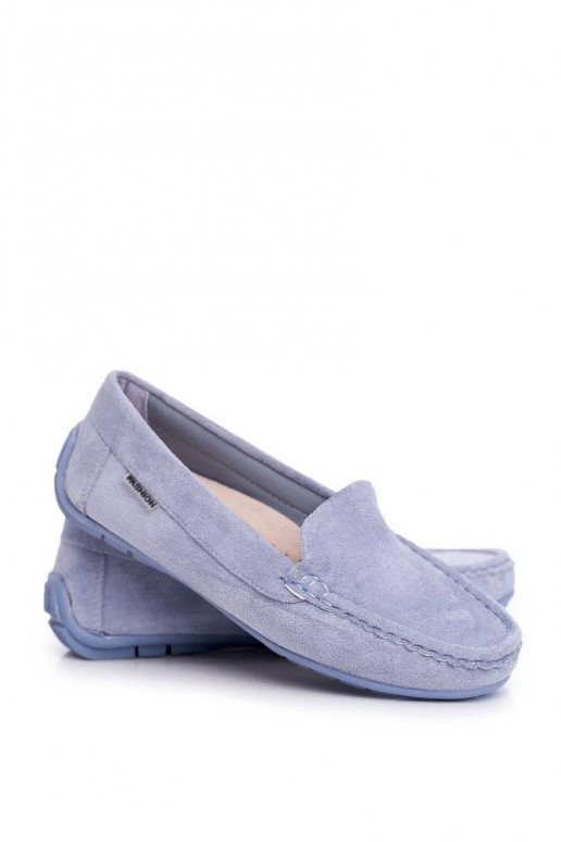 Women s Loafers Suede Blue Morreno