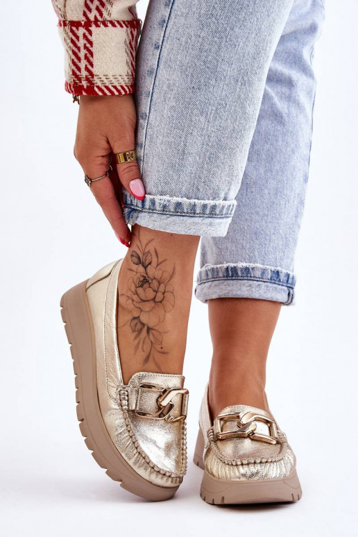 Mokasinai su platforma su ornamentais... Mokasinai su platforma su ornamentais...