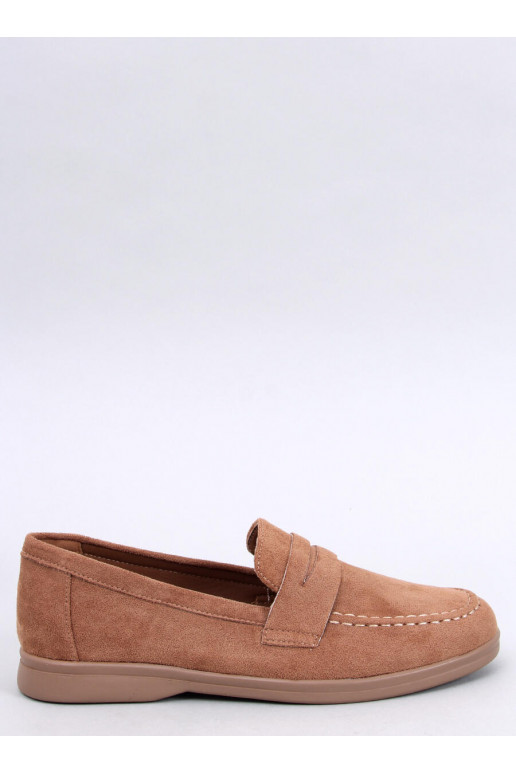 Women's moccasins FOREST khaki colors