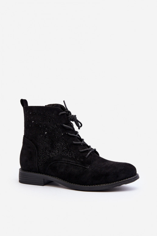 Women's Boots with Pattern Black... Women's Boots with Pattern Black...